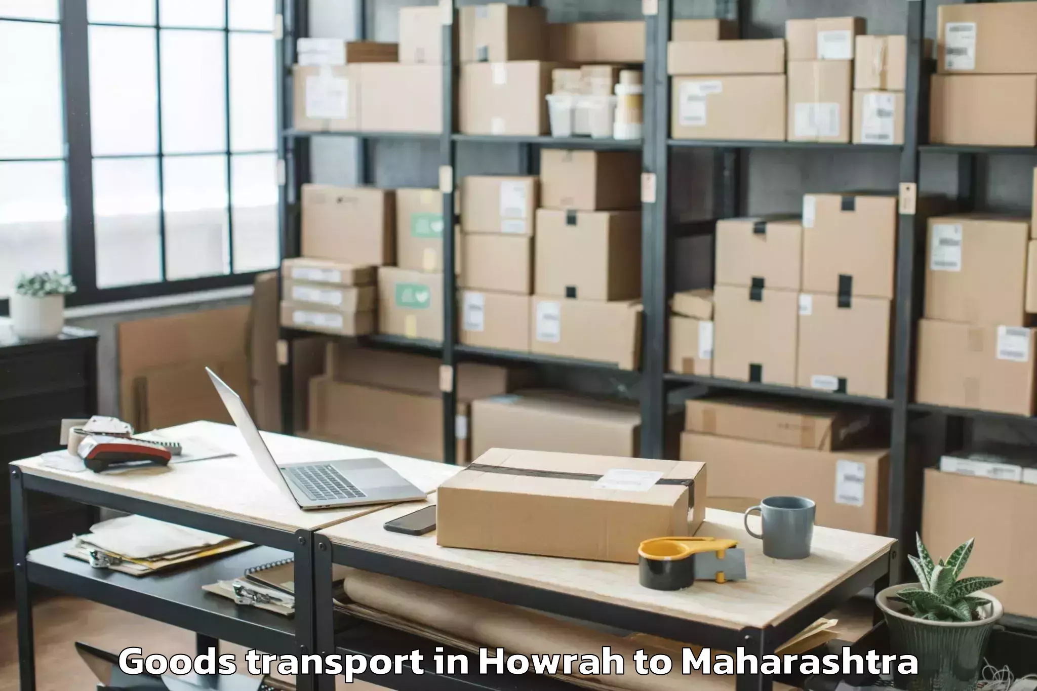 Affordable Howrah to Symbiosis International Pune Goods Transport